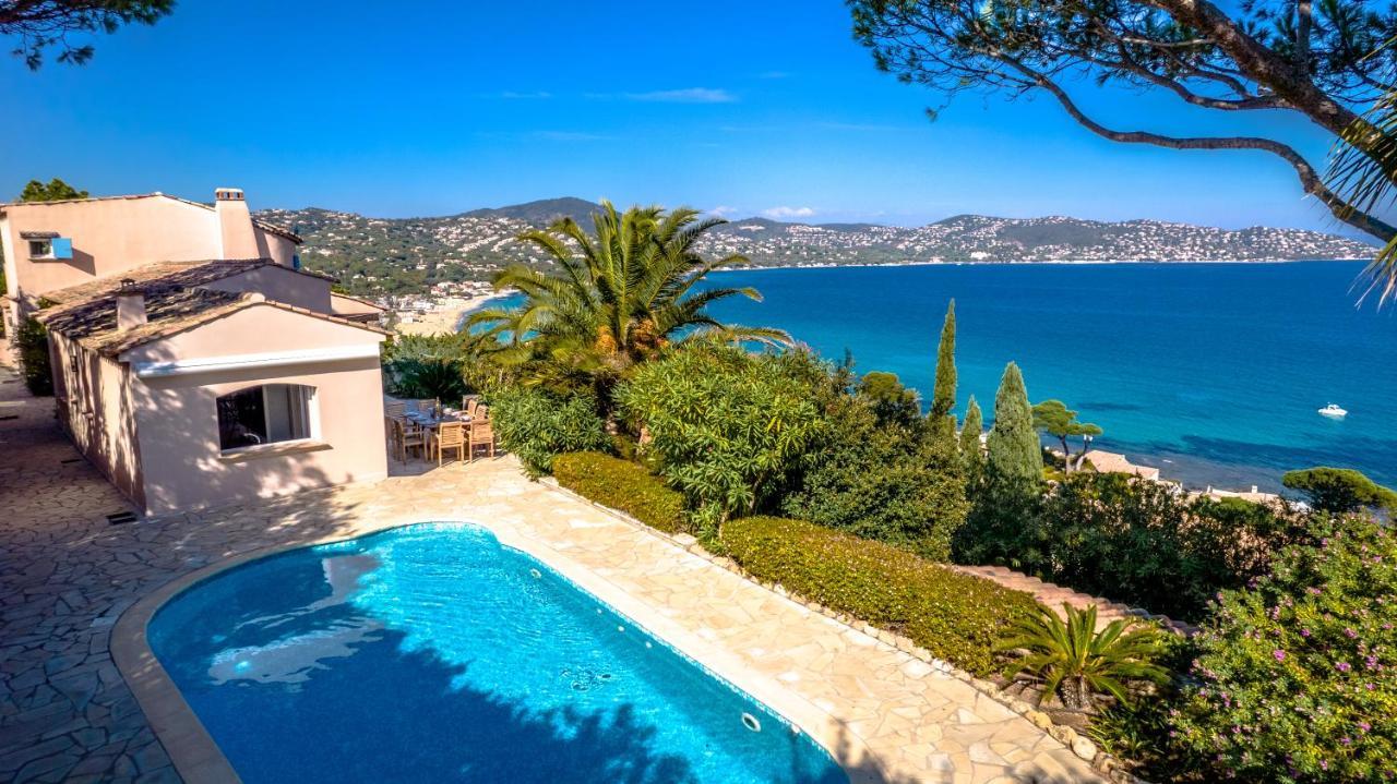 Superbe Villa, Incroyable Vue Mer, Piscine Chauffee, Climatisee سانت ماكسيم المظهر الخارجي الصورة
