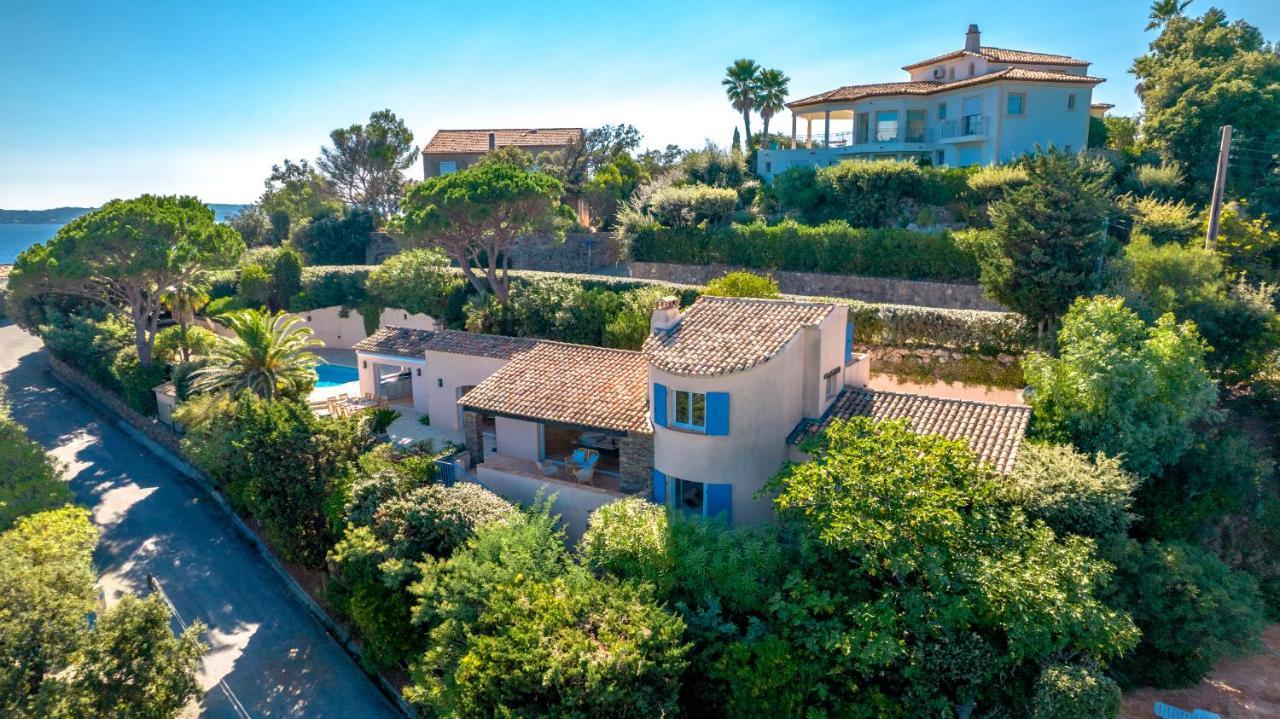 Superbe Villa, Incroyable Vue Mer, Piscine Chauffee, Climatisee سانت ماكسيم المظهر الخارجي الصورة